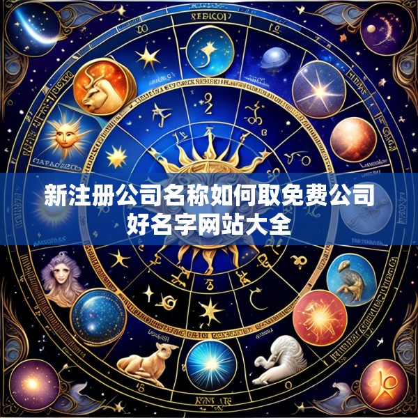 新注册公司名称如何取免费公司好名字网站大全