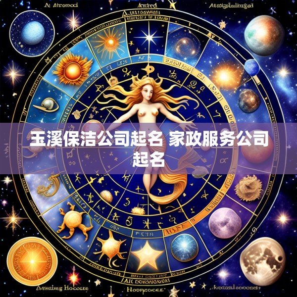 玉溪保洁公司起名 家政服务公司起名