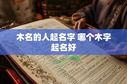 木名的人起名字 哪个木字起名好 木名的人起名字 哪个木字起名好