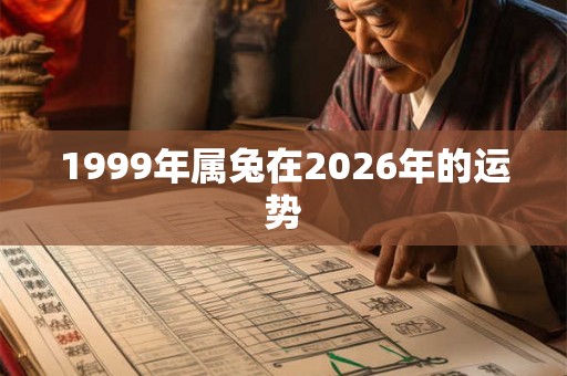 1999年属兔在2026年的运势 1999年属兔在2026年的运势