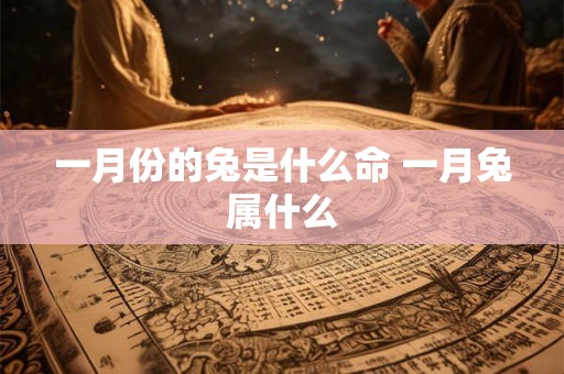 一月份的兔是什么命 一月兔属什么 一月份的兔是什么命 一月兔属什么