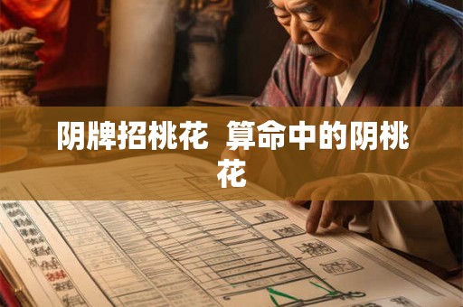 阴牌招桃花  算命中的阴桃花