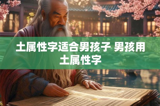 土属性字适合男孩子 男孩用土属性字