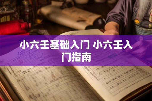 小六壬基础入门 小六壬入门指南 小六壬基础入门 小六壬入门指南