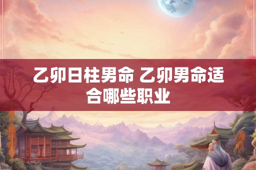 乙卯日柱男命 乙卯男命适合哪些职业 乙卯日柱男命 乙卯男命适合哪些职业