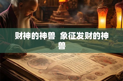 财神的神兽 象征发财的神兽 财神的神兽 象征发财的神兽