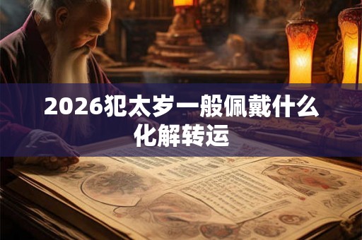 2026犯太岁一般佩戴什么化解转运 2026犯太岁一般佩戴什么化解转运