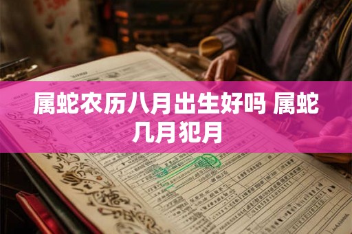 属蛇农历八月出生好吗 属蛇几月犯月 属蛇农历八月出生好吗 属蛇几月犯月