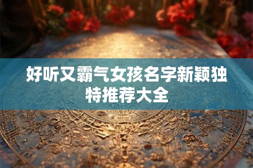 好听又霸气女孩名字新颖独特推荐大全