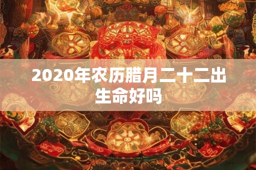 2020年农历腊月二十二出生命好吗