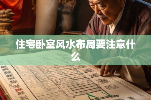 住宅卧室风水布局要注意什么