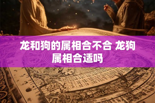 龙和狗的属相合不合 龙狗属相合适吗 龙和狗的属相合不合 龙狗属相合适吗
