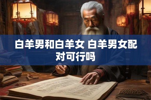 白羊男和白羊女 白羊男女配对可行吗 白羊男和白羊女 白羊男女配对可行吗