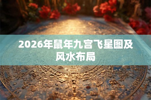2026年鼠年九宫飞星图及风水布局