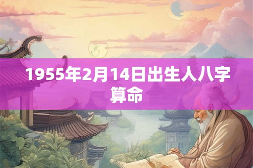 1955年2月14日出生人八字算命 1955年2月14日出生人八字算命