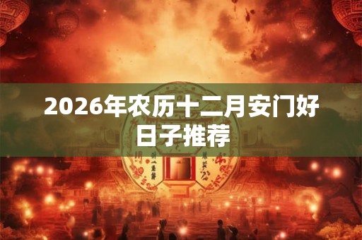 2026年农历十二月安门好日子推荐 2026年农历十二月安门好日子推荐