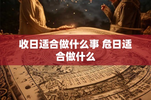 收日适合做什么事 危日适合做什么 收日适合做什么事 危日适合做什么