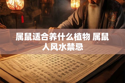 属鼠适合养什么植物 属鼠人风水禁忌 属鼠适合养什么植物 属鼠人风水禁忌