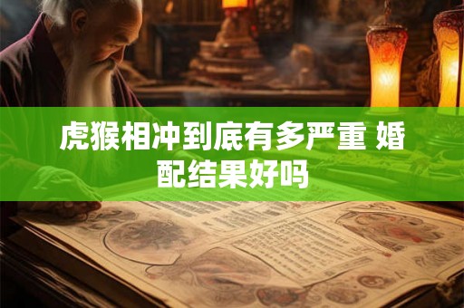 虎猴相冲到底有多严重 婚配结果好吗 虎猴相冲到底有多严重 婚配结果好吗