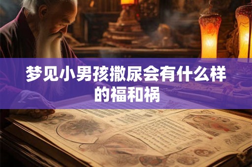 梦见小男孩撒尿会有什么样的福和祸