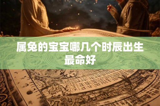 属兔的宝宝哪几个时辰出生最命好