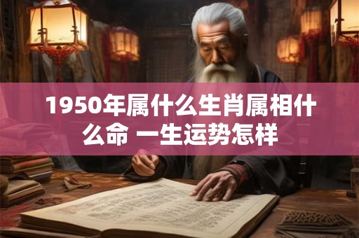 1950年属什么生肖属相什么命 一生运势怎样 1950年属什么生肖属相什么命 一生运势怎样