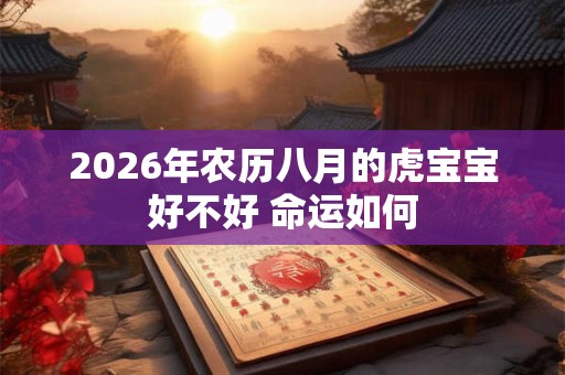 2026年农历八月的虎宝宝好不好 命运如何 2026年农历八月的虎宝宝好不好 命运如何