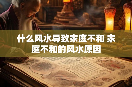 什么风水导致家庭不和 家庭不和的风水原因 什么风水导致家庭不和 家庭不和的风水原因