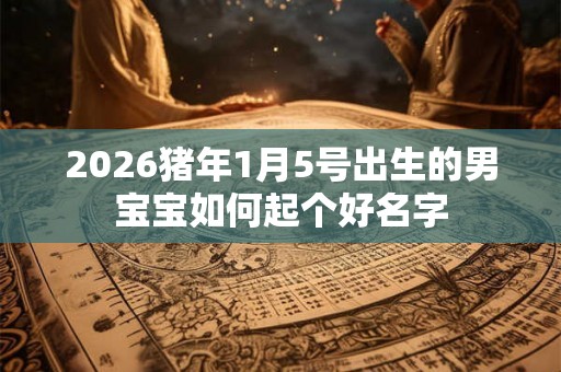 2026猪年1月5号出生的男宝宝如何起个好名字 2026猪年1月5号出生的男宝宝如何起个好名字