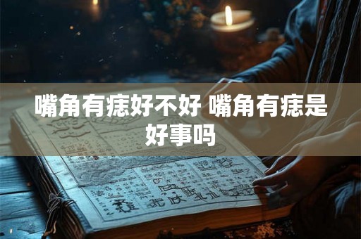 嘴角有痣好不好 嘴角有痣是好事吗 嘴角有痣好不好 嘴角有痣是好事吗