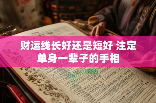 财运线长好还是短好 注定单身一辈子的手相 财运线长好还是短好 注定单身一辈子的手相