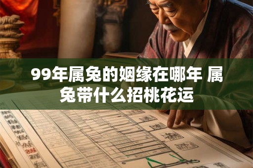 99年属兔的姻缘在哪年 属兔带什么招桃花运 99年属兔的姻缘在哪年 属兔带什么招桃花运