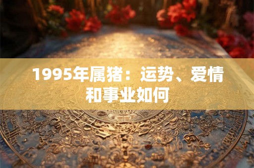 1995年属猪:运势、爱情和事业如何 1995年属猪:运势、爱情和事业如何