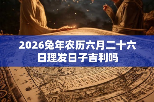 2026兔年农历六月二十六日理发日子吉利吗 2026兔年农历六月二十六日理发日子吉利吗