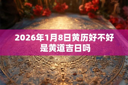 2026年1月8日黄历好不好 是黄道吉日吗 2026年1月8日黄历好不好 是黄道吉日吗