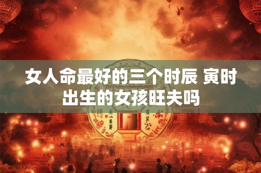 女人命最好的三个时辰 寅时出生的女孩旺夫吗 女人命最好的三个时辰 寅时出生的女孩旺夫吗