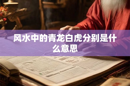 风水中的青龙白虎分别是什么意思 风水中的青龙白虎分别是什么意思