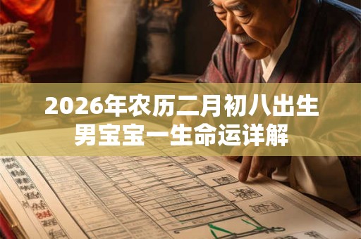 2026年农历二月初八出生男宝宝一生命运详解 2026年农历二月初八出生男宝宝一生命运详解