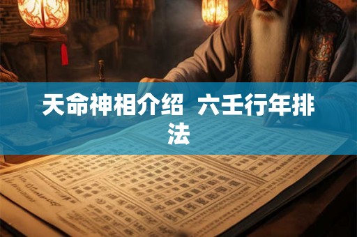 天命神相介绍  六壬行年排法
