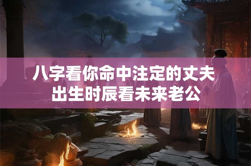 八字看你命中注定的丈夫 出生时辰看未来老公 八字看你命中注定的丈夫 出生时辰看未来老公