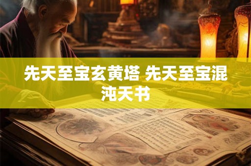 先天至宝玄黄塔 先天至宝混沌天书 先天至宝玄黄塔 先天至宝混沌天书