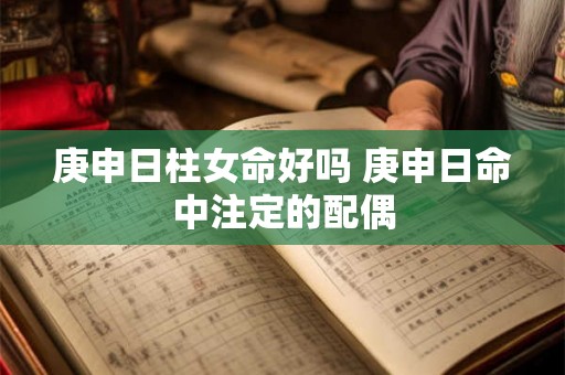 庚申日柱女命好吗 庚申日命中注定的配偶 庚申日柱女命好吗 庚申日命中注定的配偶