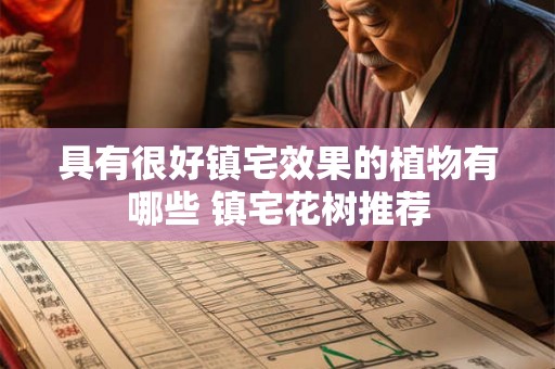 具有很好镇宅效果的植物有哪些 镇宅花树推荐 具有很好镇宅效果的植物有哪些 镇宅花树推荐
