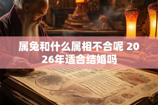 属兔和什么属相不合呢 2026年适合结婚吗 属兔和什么属相不合呢 2026年适合结婚吗