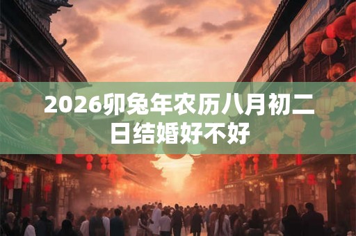 2026卯兔年农历八月初二日结婚好不好 2026卯兔年农历八月初二日结婚好不好