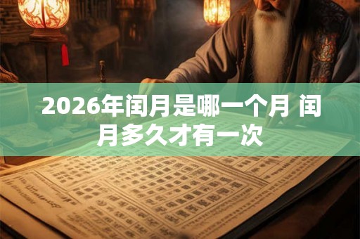 2026年闰月是哪一个月 闰月多久才有一次 2026年闰月是哪一个月 闰月多久才有一次