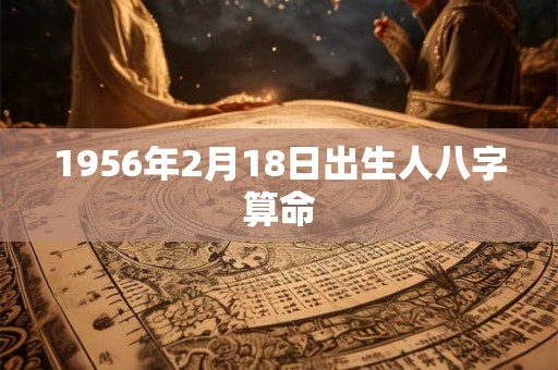 1956年2月18日出生人八字算命