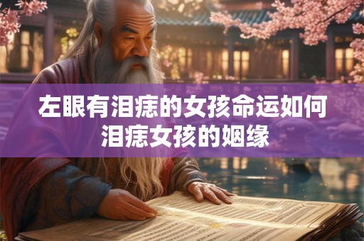 左眼有泪痣的女孩命运如何 泪痣女孩的姻缘 左眼有泪痣的女孩命运如何 泪痣女孩的姻缘