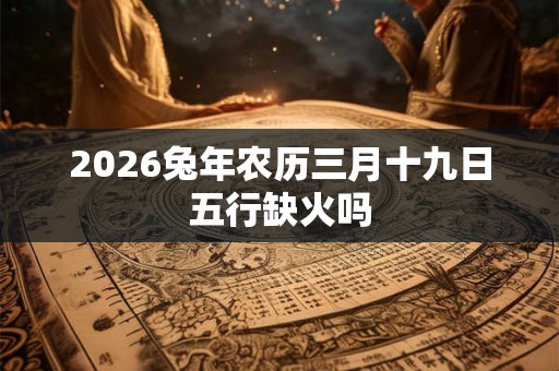 2026兔年农历三月十九日五行缺火吗 2026兔年农历三月十九日五行缺火吗