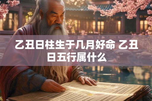 乙丑日柱生于几月好命 乙丑日五行属什么 乙丑日柱生于几月好命 乙丑日五行属什么
